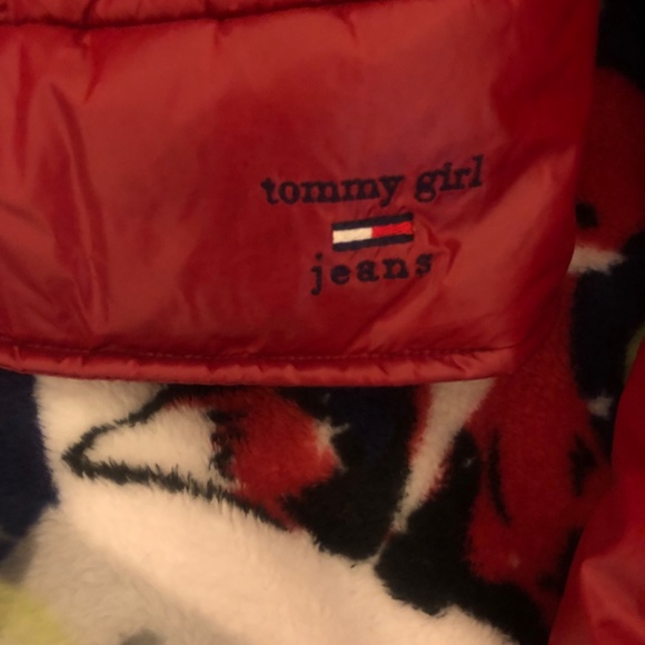 Just in Holiday Sale New without tag Red Tommy Girl puffer jacket - Picture 3 of 6